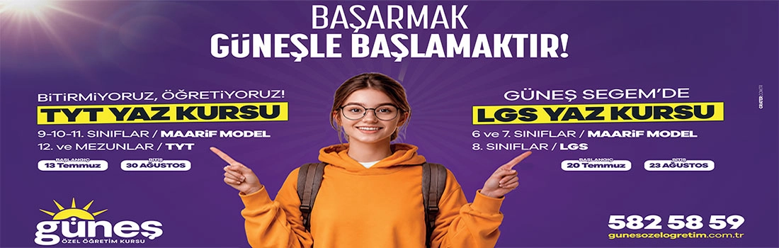 güneş kursu 1 ay
